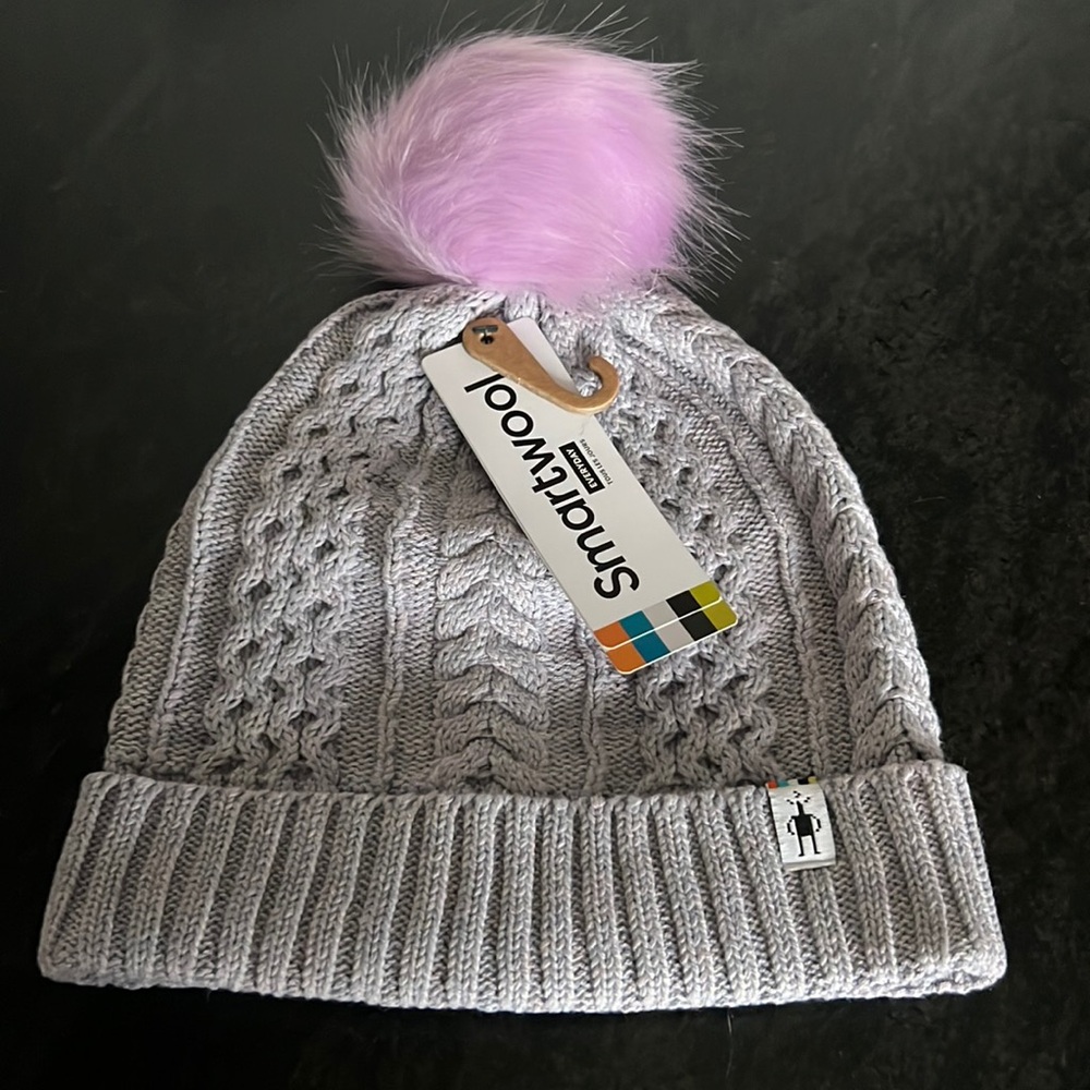 Smartwool Women’s Lodge Girl Beanie – Purple Eclipse Heather NWT